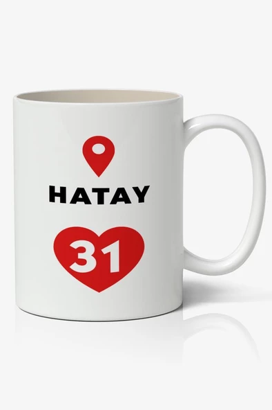 Hatay Baskılı Kupa Bardak Baskılı Kahve Kupa Bardak ürün görseli 1