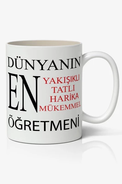 Öğretmenler Günü Baskılı Kupa Bardak Baskılı Kahve Kupa Bardak ürün görseli 1