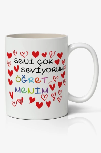 24 Kasım Öğretmenler Günü Tasarımlı Kupa Bardak Baskılı Kahve Kupa Bardak Model 7 ürün görseli 1