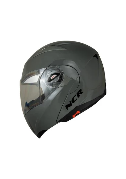 Ncr Çene Açılır Vizörlü Ece Belgeli Nardo Gri Kask ürün görseli 1