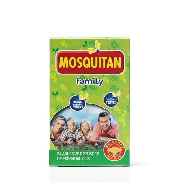 Mosquitan Family 24 Adhesive Diffusors Of Essentials Oil ürün görseli 1