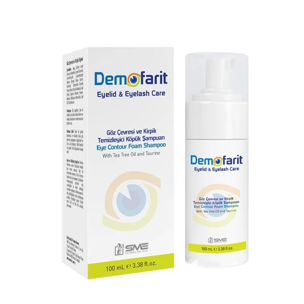 Demofarit Eyelid Eyelash Care Göz Çevresi ve Kirpik Temizleme Şampuanı 100 ML ürün görseli 1