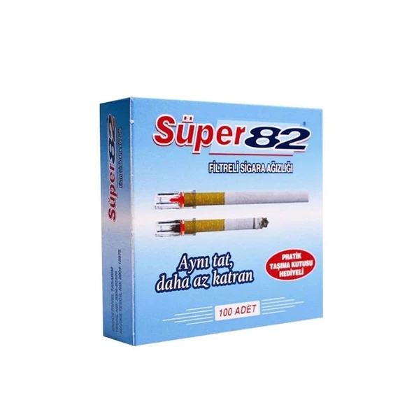 Süper 82 Filtreli Sigara Ağızlığı 100 Adet ürün görseli 1