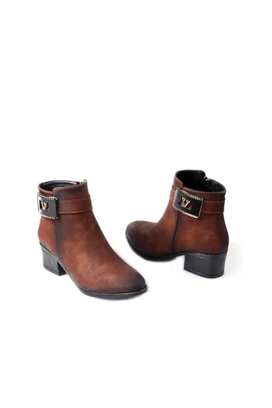 Papuçcity Blnr 03034 Kadın 4,5 Cm Topuklu Bot - Resim 11