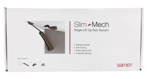Samet Slim Mech D Tekli Kalkar Kapak Sistemi 2li ürün görseli 1