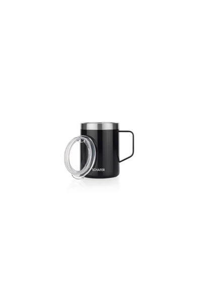 Schafer Iron Man Kupa Termos 350 Ml-Siyah - Resim 2