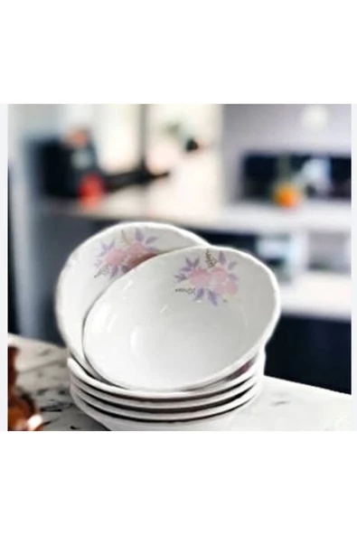 Porland Müge 12'li 13 Cm Porselen Çorba Kase (12 ADET) ürün görseli 1