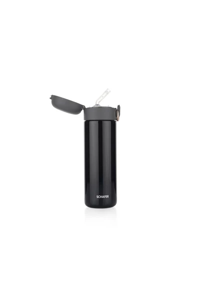 Schafer Iron Man Termos 450 Ml-Siyah - Resim 2