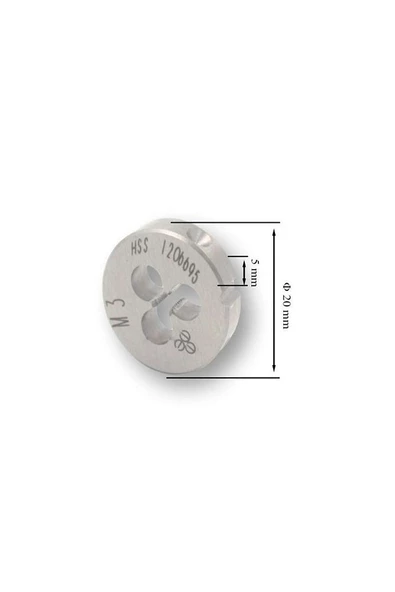 MTE M3x0,5 Pafta Normal Vidalı HSS - Resim 2