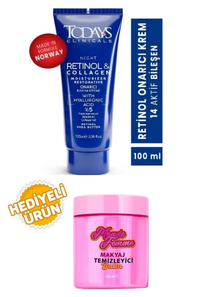 Todays Clinicals Onarıcı Krem+Monde Femme Makyaj Temizleyici Balm 150 Ml Hediyeli ürün görseli 1
