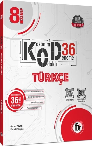 Fi Yayınları 8. Sınıf Türkçe Kod 36 Deneme ürün görseli 1