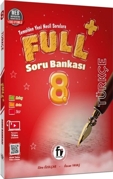Fi Yayınları 8. Sınıf Türkçe FULL Soru Bankası ürün görseli 1