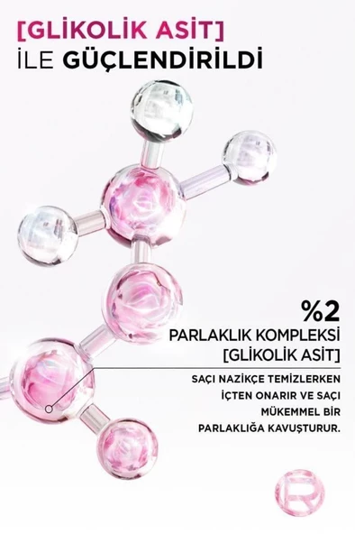 ELSEVE GLYCOLIC GLOSS BAKIM SAMPUANI 200ML - Resim 2