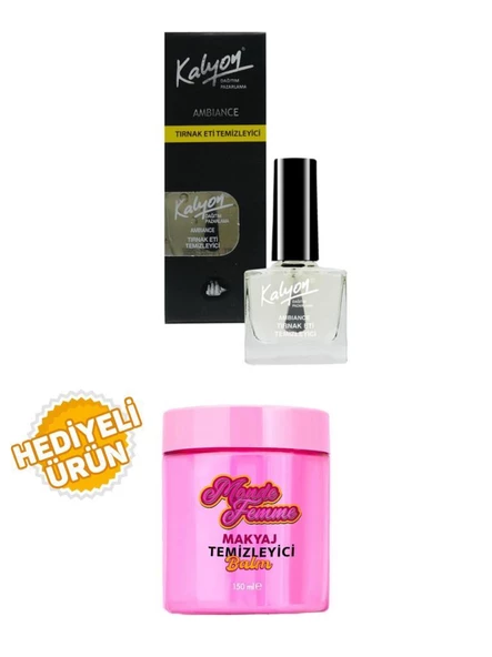 Kalyon Tırnak Eti Temizleyici+Monde Femme Makyaj Temizleyici Balm 150 Ml Hediyeli ürün görseli 1