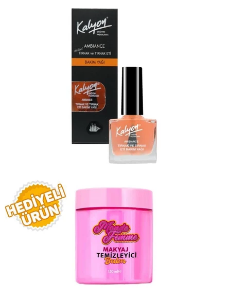 Kalyon Tırnak Bakım Yağı+Monde Femme Makyaj Temizleyici Balm 150 Ml Hediyeli ürün görseli 1