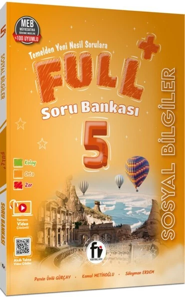Fi Yayınları 5. Sınıf Sosyal Bilgiler FULL Soru Bankası ürün görseli 1