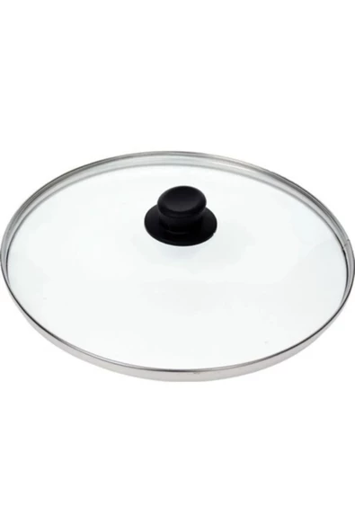 Doğuş Cam Kapak Tencere Tava Kapağı 24 Cm Cam Kapak 24 Cm ürün görseli 1