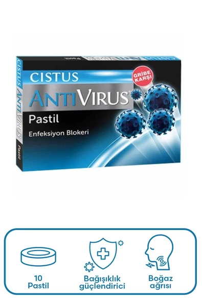 CISTUS ANTIVIRUS PASTIL - Resim 2