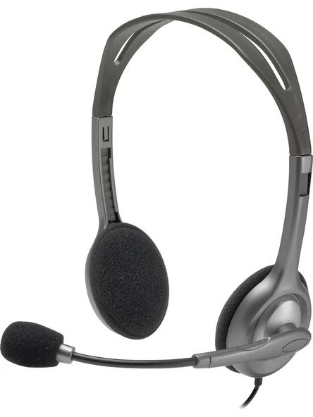 Logitech H110 Mikrofonlu Kulak Üstü Kulaklık - Resim 3