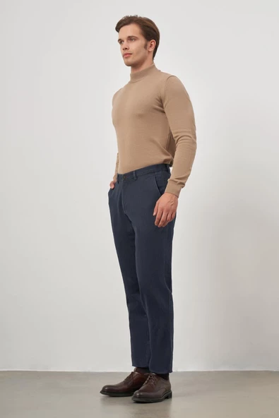 Pamuklu Yandan Cepli Casual Comfort Fit Chino Pantolon 1003245153 ürün görseli 1
