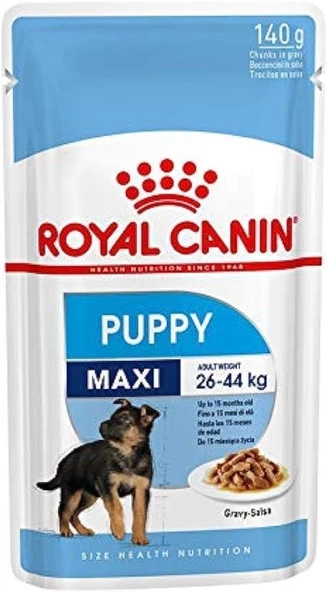 Royal Canin Maxi Puppy Yavru Köpek Yaş Maması 140gr ürün görseli 1