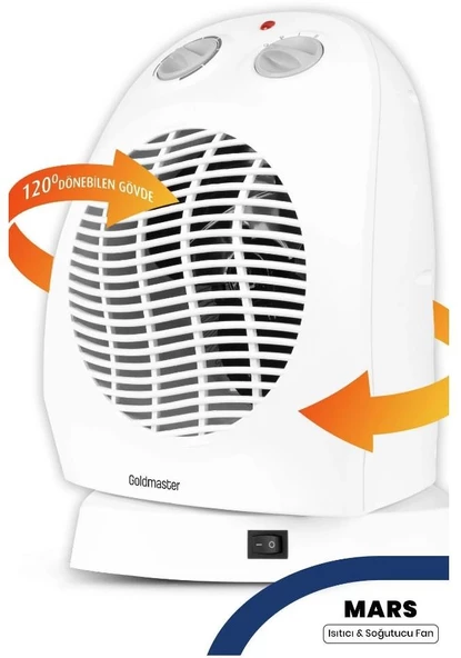 GOLDMASTER GM-7920 MARS FANLI ISITICI VE SERİNLETİCİ ürün görseli 1