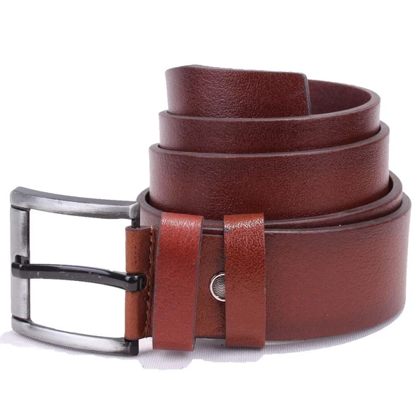 Dagoster DMK26-463DG Taba 4.5 cm Hakiki Deri Erkek Kemer ürün görseli 1