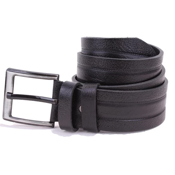 Dagoster DMK26-461DG Siyah 4.5 cm Hakiki Deri Erkek Kemer ürün görseli 1