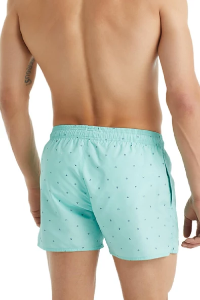 Blackspade 10404 Erkek Mint Rengi Şort Mayo - Resim 5