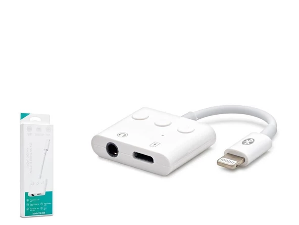 İphone To Aux Ve Şarj Çevirici Adaptör Hadron HD4698 ürün görseli 1