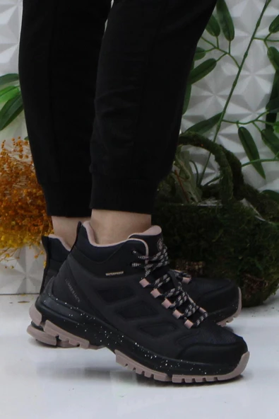 Lumberjack Vıolly Siyah Pudra Rahat Orijinal Ürün Waterproof Outdoor Kadın Bot ürün görseli 1