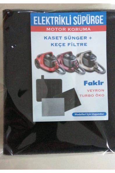 Fakir Veyron Basic Uyumlu Süpürge Süngeri 2 Adet ürün görseli 1