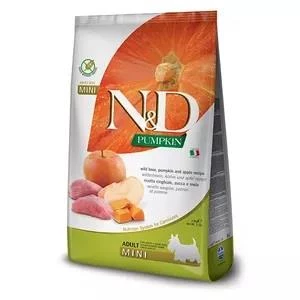 N&D Pumpkin Bal Kabaklı Yaban Domuzlu ve Elmalı Küçük Irk Tahılsız Yetişkin Köpek Maması 2,5kg ürün görseli 1