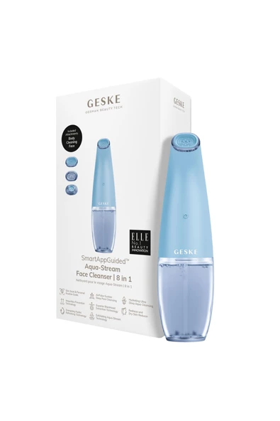 GESKE Aqua-Stream Çift Başlıklı Siyah Nokta ve Yüz Temizleme Cihazı  Aqua-Stream Face Cleanser ürün görseli 1