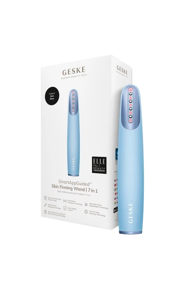 GESKE Titreşimli Kırmızı Led Terapili Sıkılaştırıcı Yüz Bakım Cihazı Skin Firming Wand ürün görseli 1