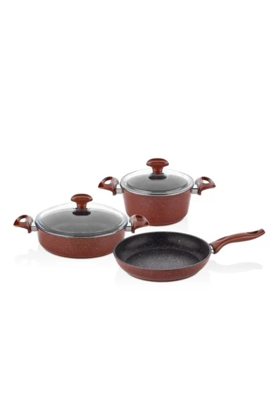 YCK Falez Çınar 5 Parça Granit Set Cnr 1002 ürün görseli 1