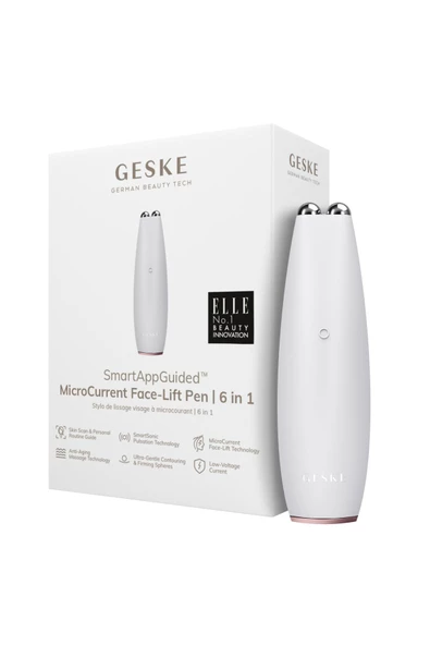 GESKE Titreşimli Mikro Akım Yüz Germe ve Sıkılaştırma Sağlayan Akıllı Kalem MicroCurrent Face Lift Pen ürün görseli 1