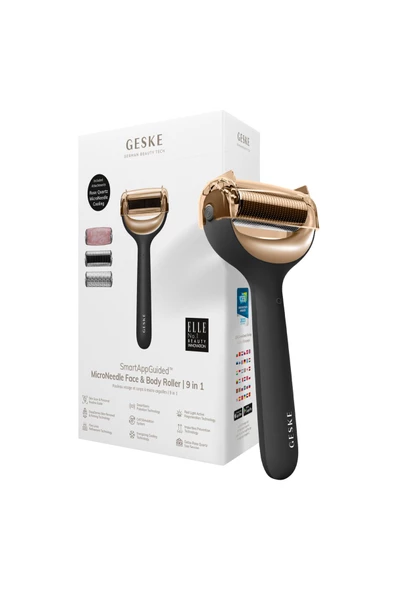 GESKE Mikro İğne Yüz ve Vücut Rulosu 9'u 1 arada | MicroNeedle Face & Body Roller 9 in 1 ürün görseli 1