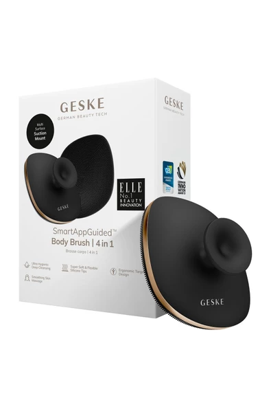 GESKE Metal Detaylı Yumuşak Silikonlu Vücut Temizleme Fırçası  Body Brush ürün görseli 1