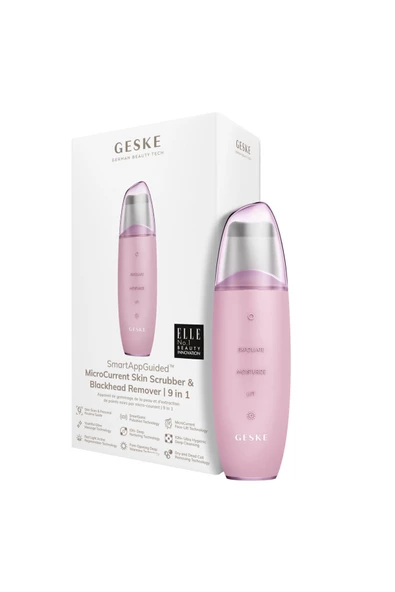 GESKE Mikro Akım  Siyah Nokta Temizleme Cihazı MİcroCurrent Skin Scrubber Blackhead Remover ürün görseli 1