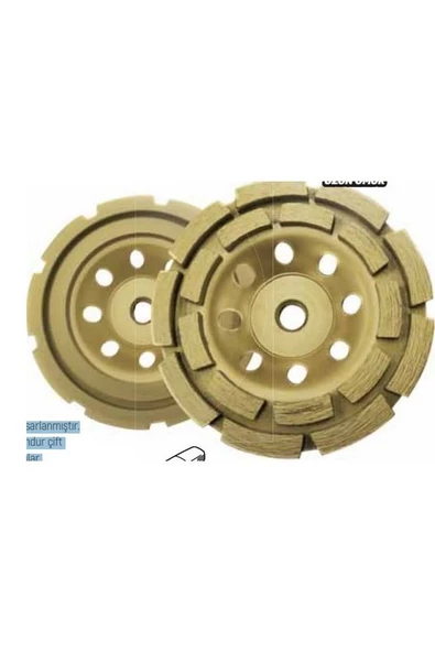ÇİFT SIRALI ELMAS ÇANAK DİSK 115MM (RRG115) ürün görseli 1
