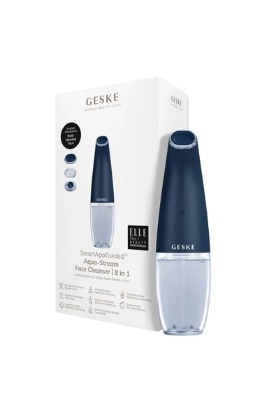 GESKE Aqua Stream Çift Başlıklı Siyah Nokta ve Yüz Temizleme Cihazı Aqua Stream Face Cleanser ürün görseli 1