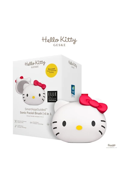 GESKE Hello Kitty Titreşimli Yüz Temizleme Cihazı Sonic Facial Brush ürün görseli 1