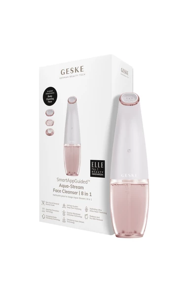 GESKE Aqua Stream Çift Başlıklı Siyah Nokta ve Yüz Temizleme Cihazı Aqua Stream Face Cleanser ürün görseli 1
