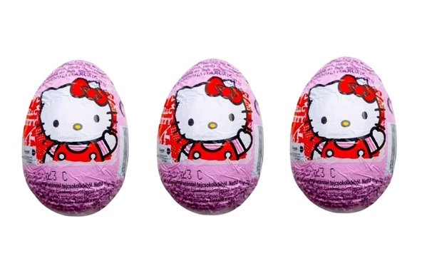 Hello Kitty Glutensiz Çikolatalı Sürpriz Yumurta 20 g (3 ADET) ürün görseli 1