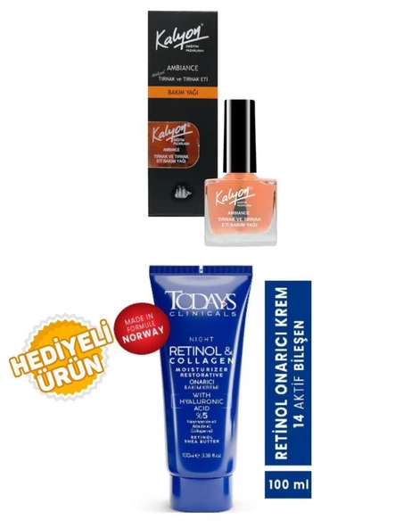Kalyon Tırnak Bakım Yağı+Todays Onarıcı Krem 100Ml Hediyeli ürün görseli 1