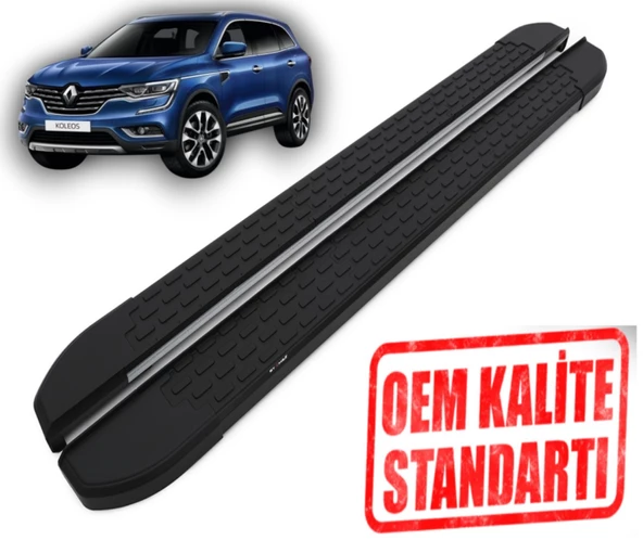 KOLEOS 2017 2018 2019 2020 2021 2022 2023 2024 2025 ARACA ÖZEL NEVADA SİYAH YAN BASAMAKLIK ürün görseli 1