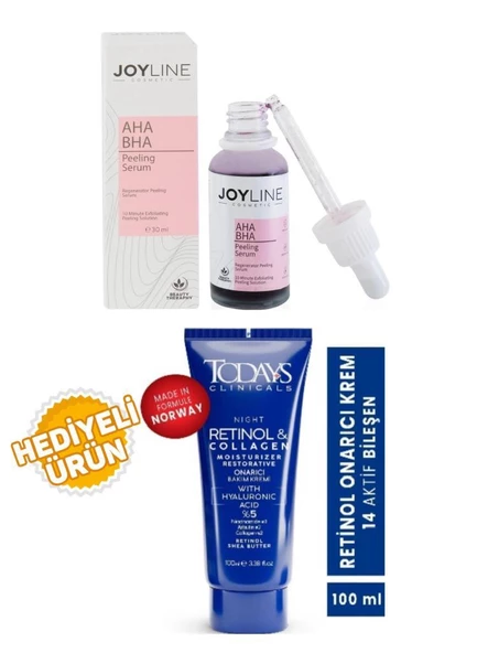 Joyline Kırmızı Peeling Serumu 30ml+Todays Onarıcı Krem 100Ml Hediyeli ürün görseli 1
