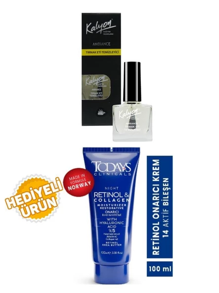 Kalyon Tırnak Eti Temizleyici+Todays Onarıcı Krem 100Ml Hediyeli ürün görseli 1