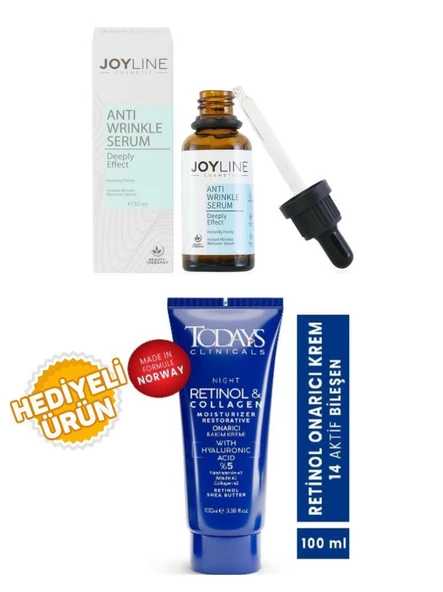 Joyline Anında Botoks Serum 30ml+Todays Onarıcı Krem 100Ml Hediyeli ürün görseli 1